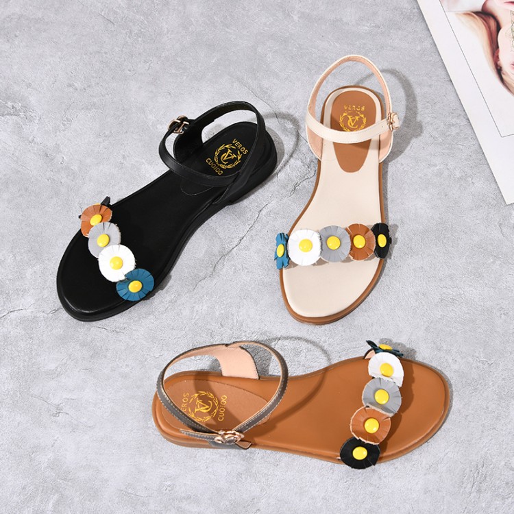 Women's Low Heel Open Toe Sandals